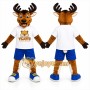 Brown Moose Sports Mascot Costume