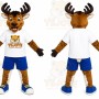 Brown Moose Sports Mascot Costume