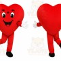 Red Heart Mascot Costume