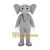 Gray Elephant Mascot Costume Gray Elephant Mascot Costume