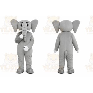 Gray Elephant Mascot Costume