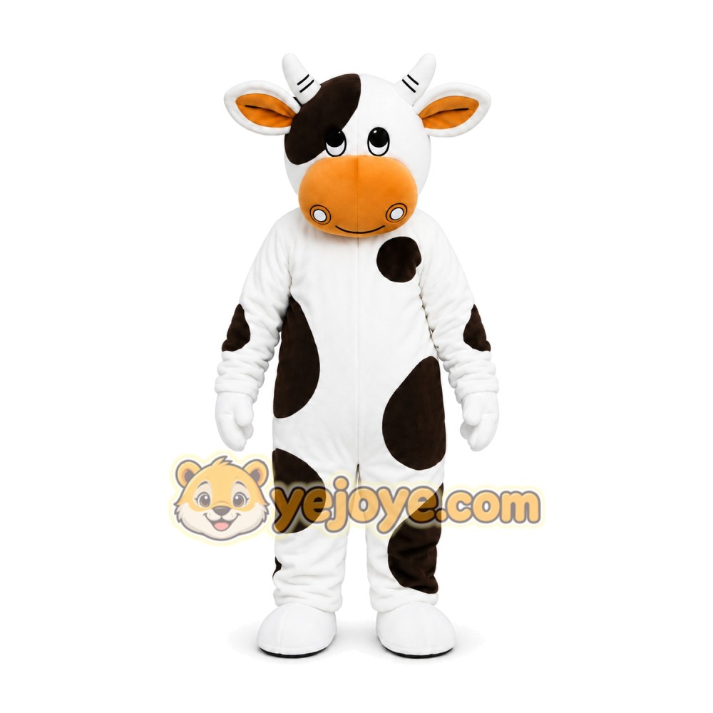 Dairy Cow Mascot Costume Dairy Cow Mascot Costume