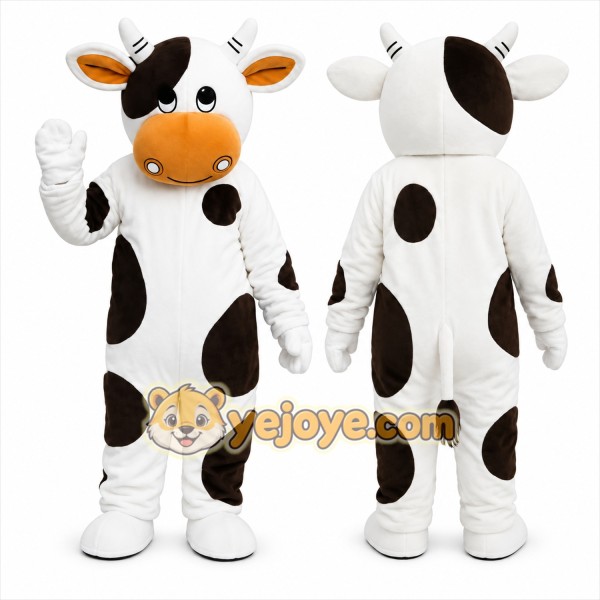 Dairy Cow Mascot Costume