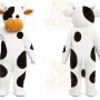 Dairy Cow Mascot Costume