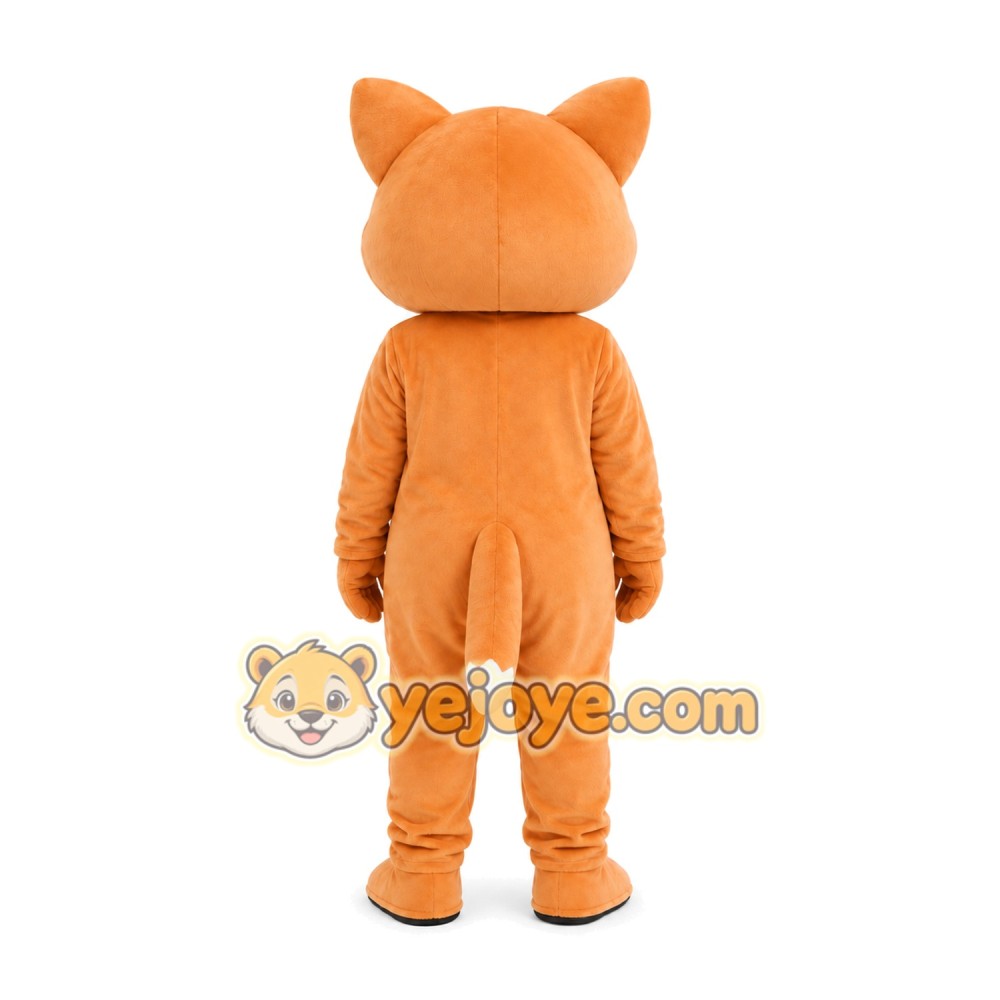 Orange Fox Mascot Costume Orange Fox Mascot Costume