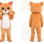 Orange Fox Mascot Costume