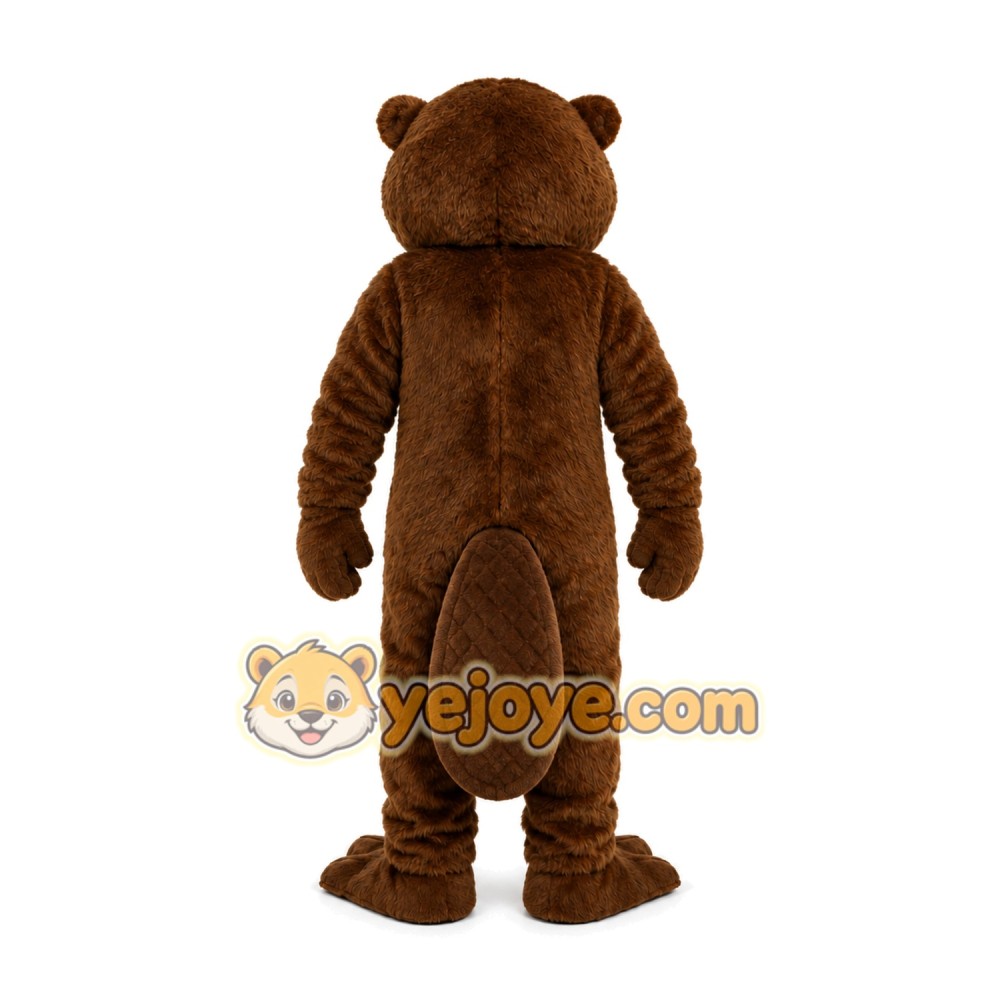 Brown Beaver Mascot Costume Brown Beaver Mascot Costume