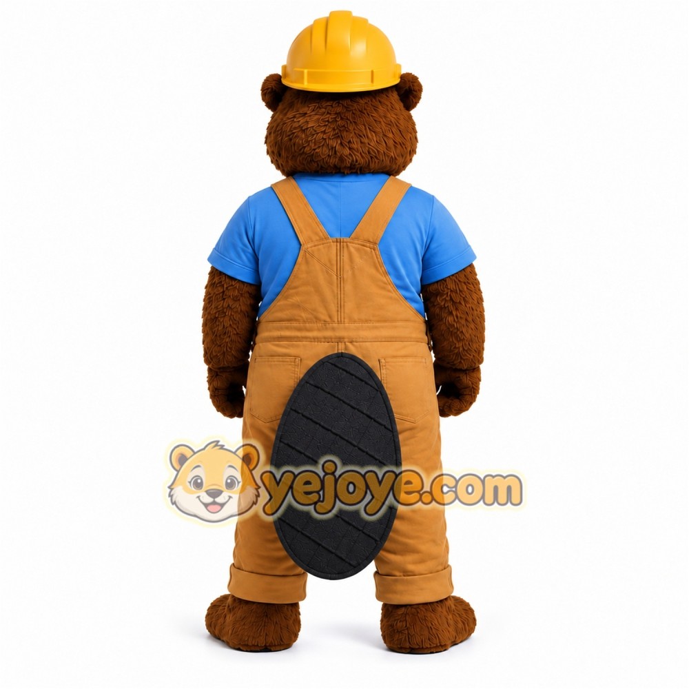 Construction Beaver Mascot Costume Construction Beaver Mascot Costume