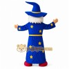 Blue Wizard Mascot Costume Blue Wizard Mascot Costume