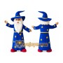 Blue Wizard Mascot Costume