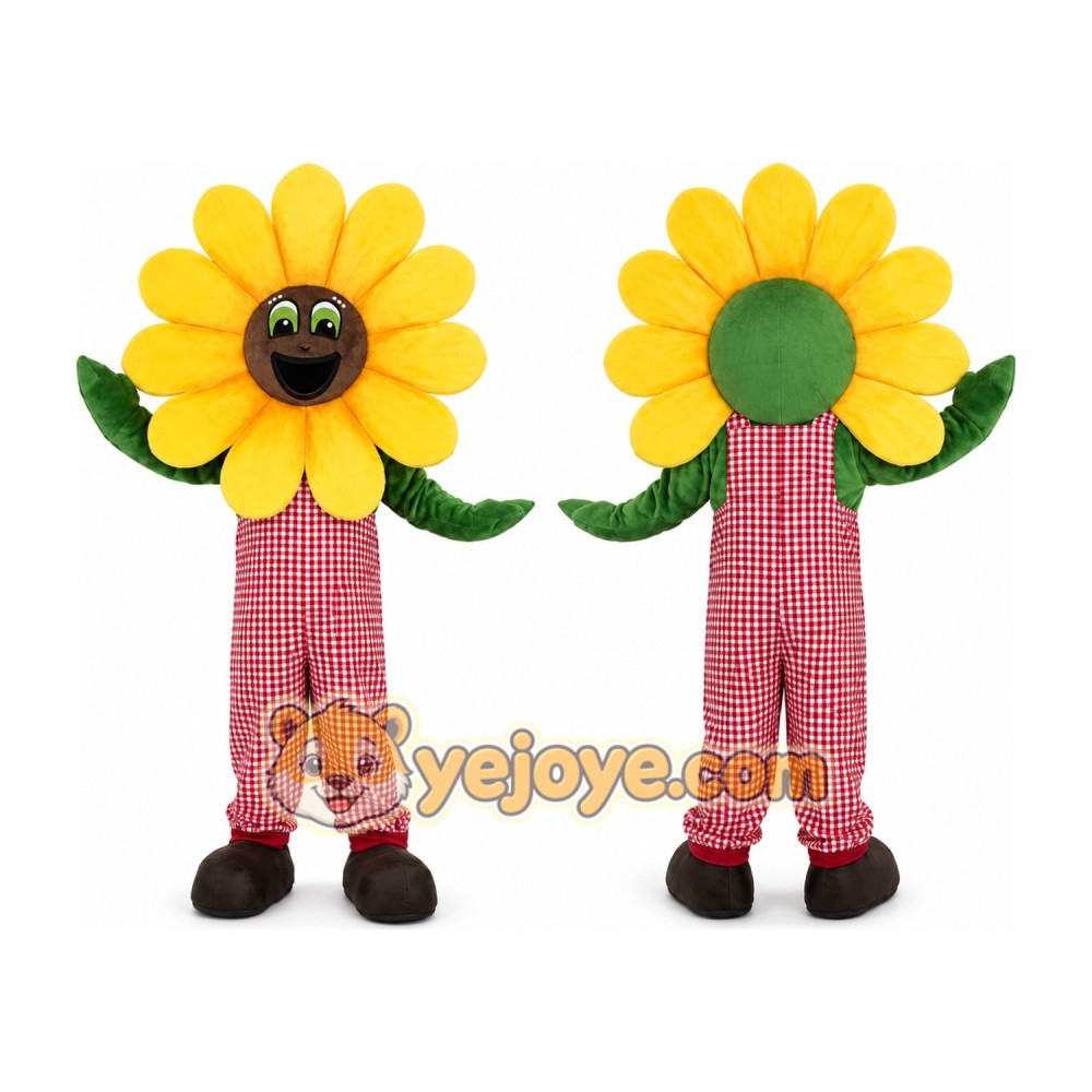 Sunflower Mascot Costume Sunflower Mascot Costume