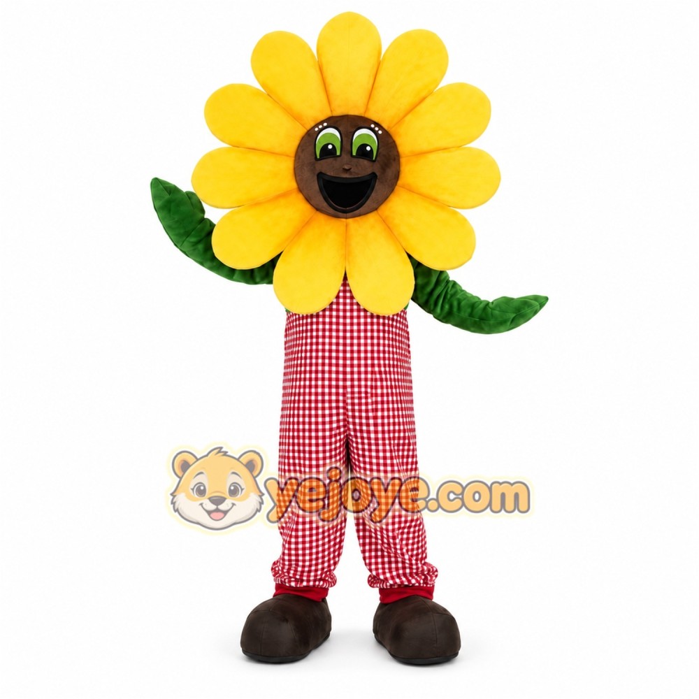Sunflower Mascot Costume Sunflower Mascot Costume