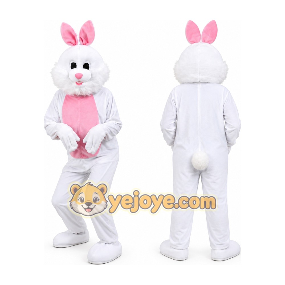 White Rabbit Mascot Costume White Rabbit Mascot Costume