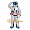 Silver Astronaut Mascot Costume Silver Astronaut Mascot Costume