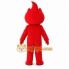 Red Flame Mascot Costume