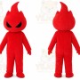 Red Flame Mascot Costume