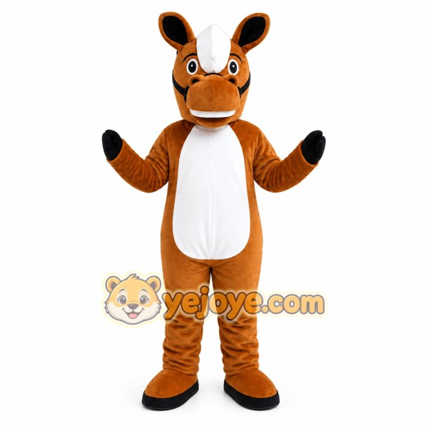 Brown Horse Mascot Costume