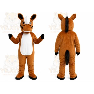 Brown Horse Mascot Costume
