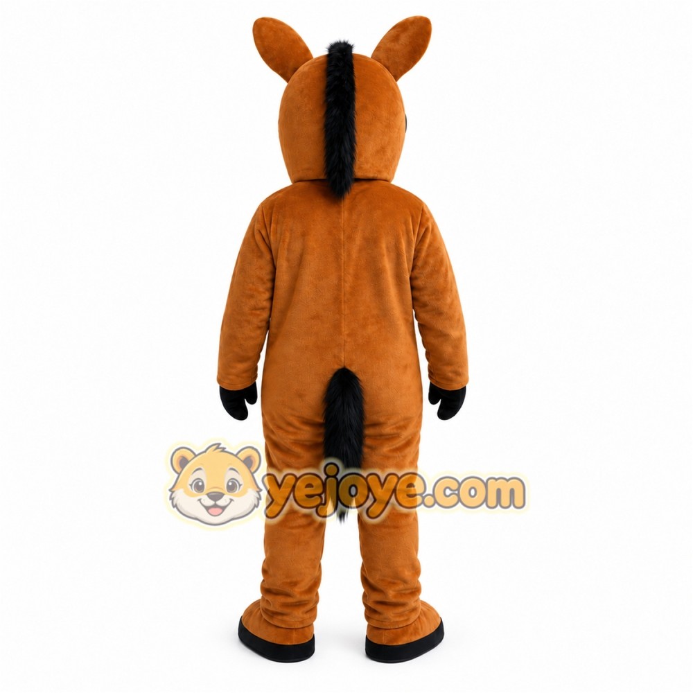 Brown Horse Mascot Costume