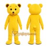 Yellow Bear Mascot Costume Yellow Bear Mascot Costume