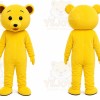 Yellow Bear Mascot Costume