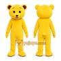 Yellow Bear Mascot Costume
