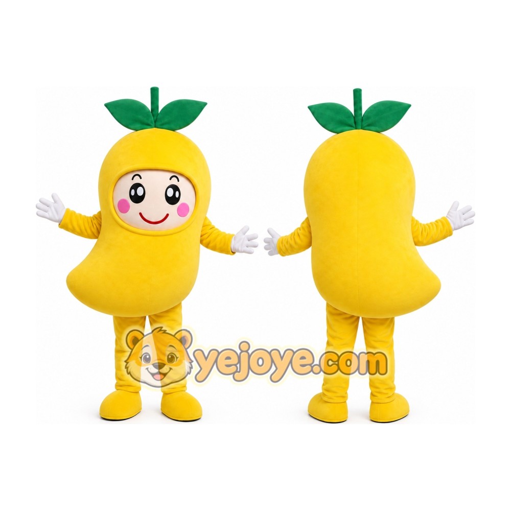 Yellow Pear Mascot Costume Yellow Pear Mascot Costume