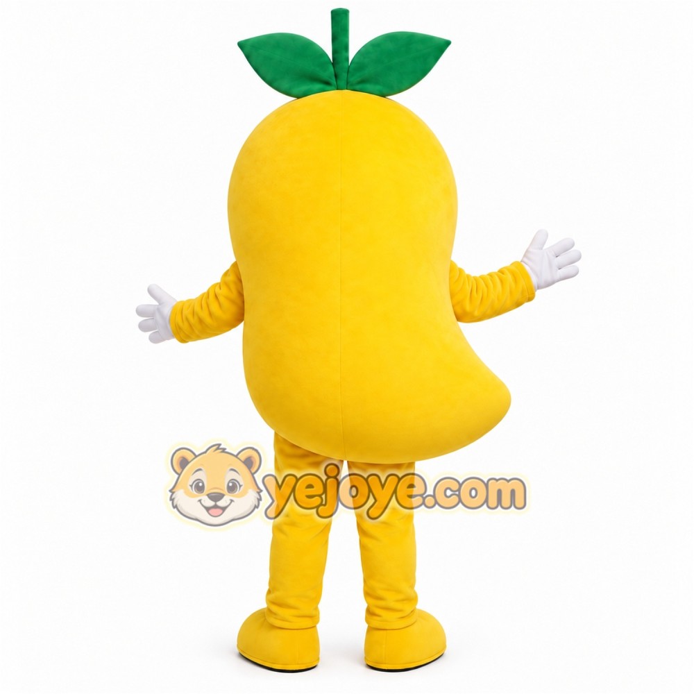 Yellow Pear Mascot Costume Yellow Pear Mascot Costume