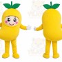 Yellow Pear Mascot Costume