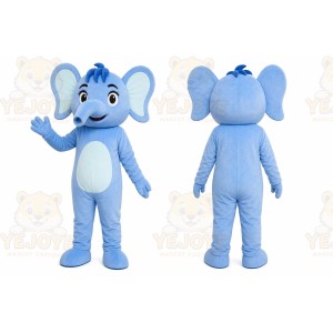 Blue Elephant Mascot Costume