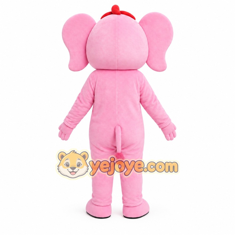 Pink Elephant Mascot Costume Pink Elephant Mascot Costume