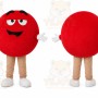 Red Ball Character Mascot Costume