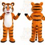 Orange Tiger Mascot Costume