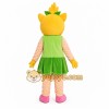 Green Dress Girl Mascot Costume Green Dress Girl Mascot Costume