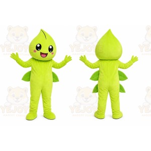 Green Leaf Mascot Costume