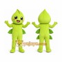 Green Leaf Mascot Costume