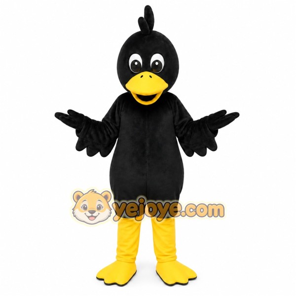 Black Bird Mascot Costume