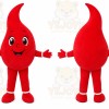 Red Drop Mascot Costume