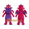 Purple Dragon Mascot Costume