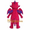 Purple Dragon Mascot Costume