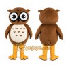 Brown Owl Mascot Costume Brown Owl Mascot Costume