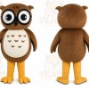 Brown Owl Mascot Costume