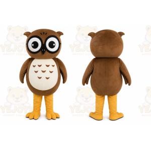 Brown Owl Mascot Costume