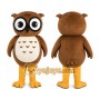 Brown Owl Mascot Costume