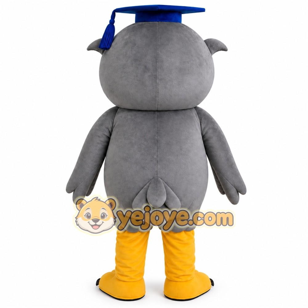 Graduate Owl Mascot Costume Graduate Owl Mascot Costume