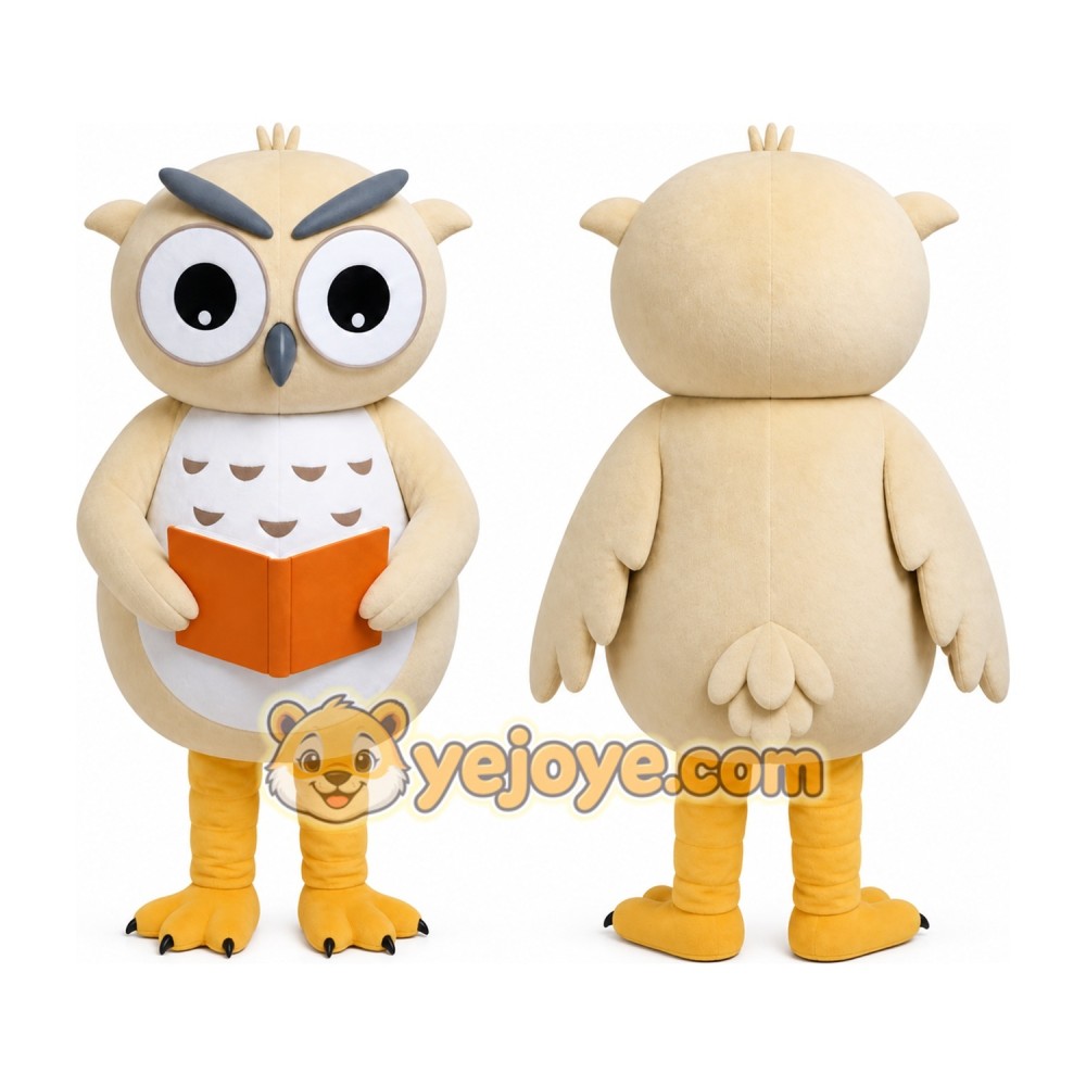 White Owl Mascot Costume