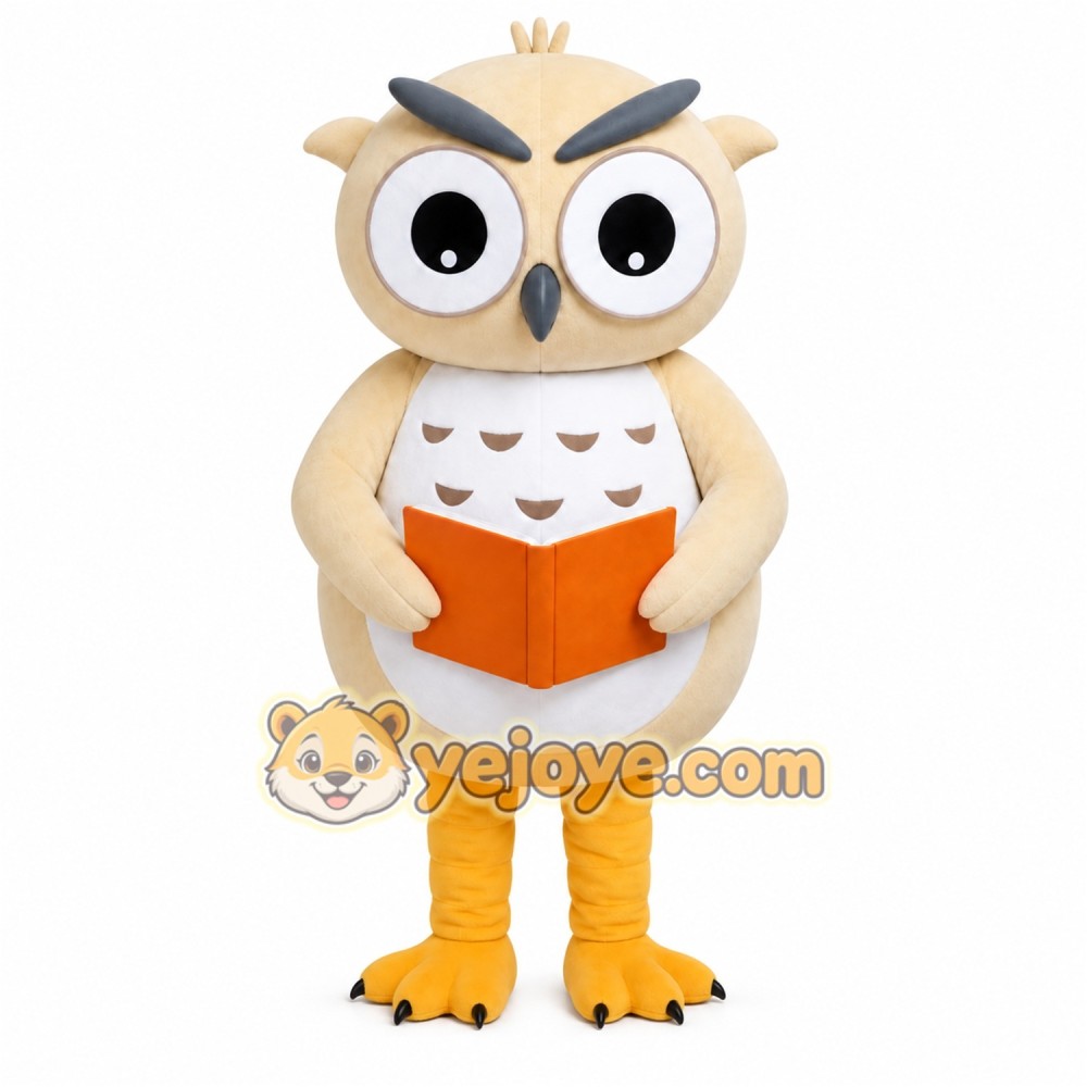 White Owl Mascot Costume