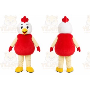 Red Rooster Mascot Costume
