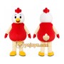 Red Rooster Mascot Costume
