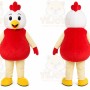 Red Rooster Mascot Costume